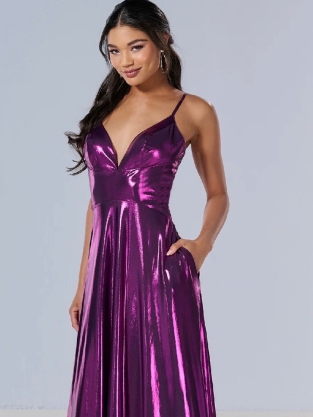 NWT TIFFANY AMETHYST GOWN SIZE 4